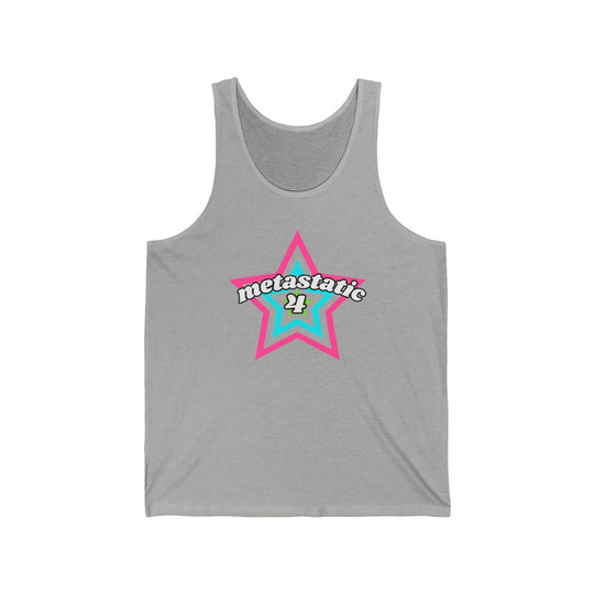 Metastatic 4 Star Tank Top – Stage 4 Breast Cancer Awareness Shirt