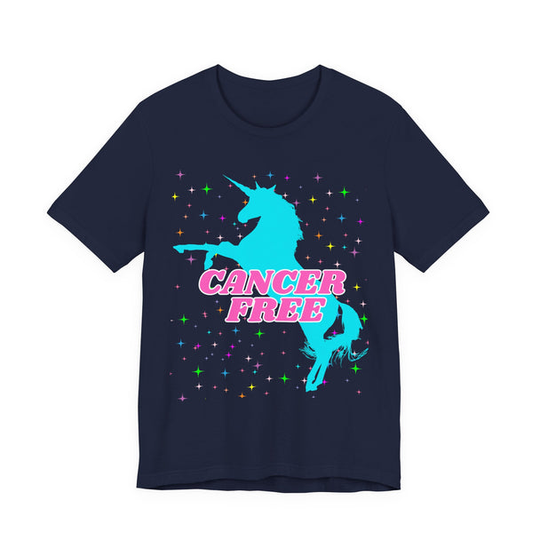 CANCER FREE – Magical Unicorn Survivor Celebration Shirt 🦄