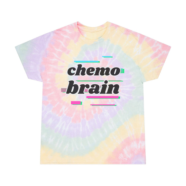 Chemo Brain Tie-Dye Tee Spiral Tie-Dye T-shirt