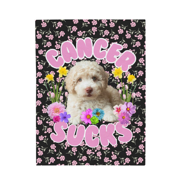Mila “Cancer Sucks” Comfort Blanket (30" x 40")