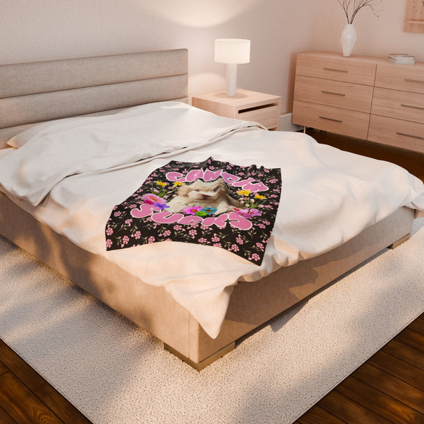 Mila “Cancer Sucks” Comfort Blanket (30" x 40")