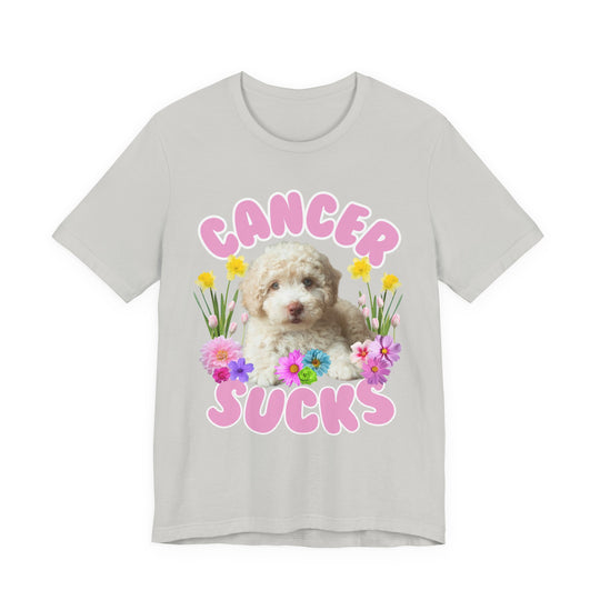 Cancer Sucks Puppy Tee