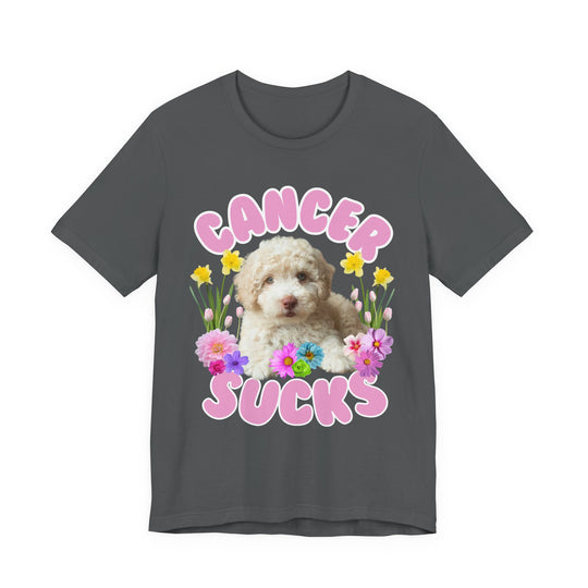 Cancer Sucks Puppy Tee