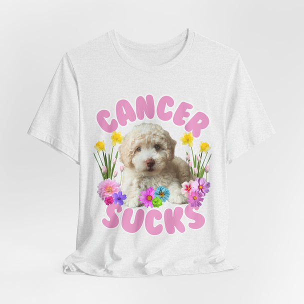 Cancer Sucks Puppy Tee