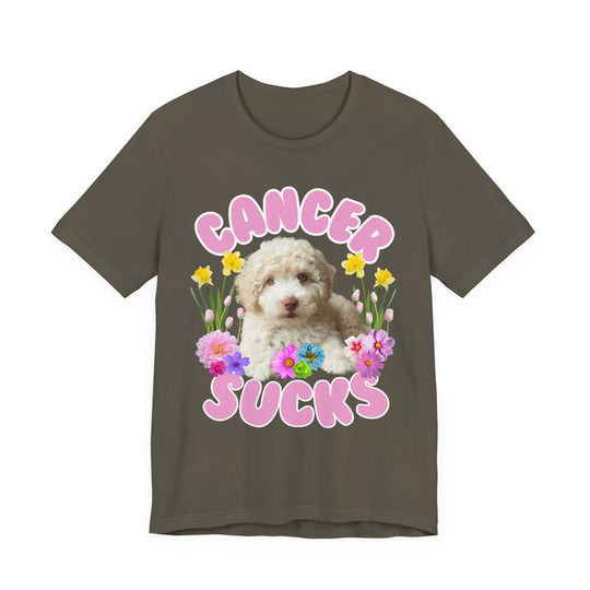 Cancer Sucks Puppy Tee