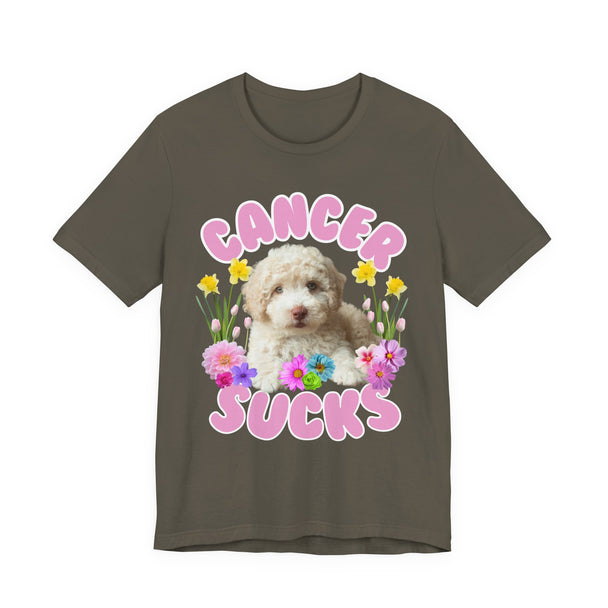 Cancer Sucks Puppy Tee