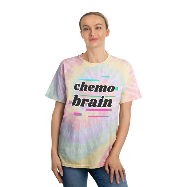 Chemo Brain Tie-Dye Tee Spiral Tie-Dye T-shirt